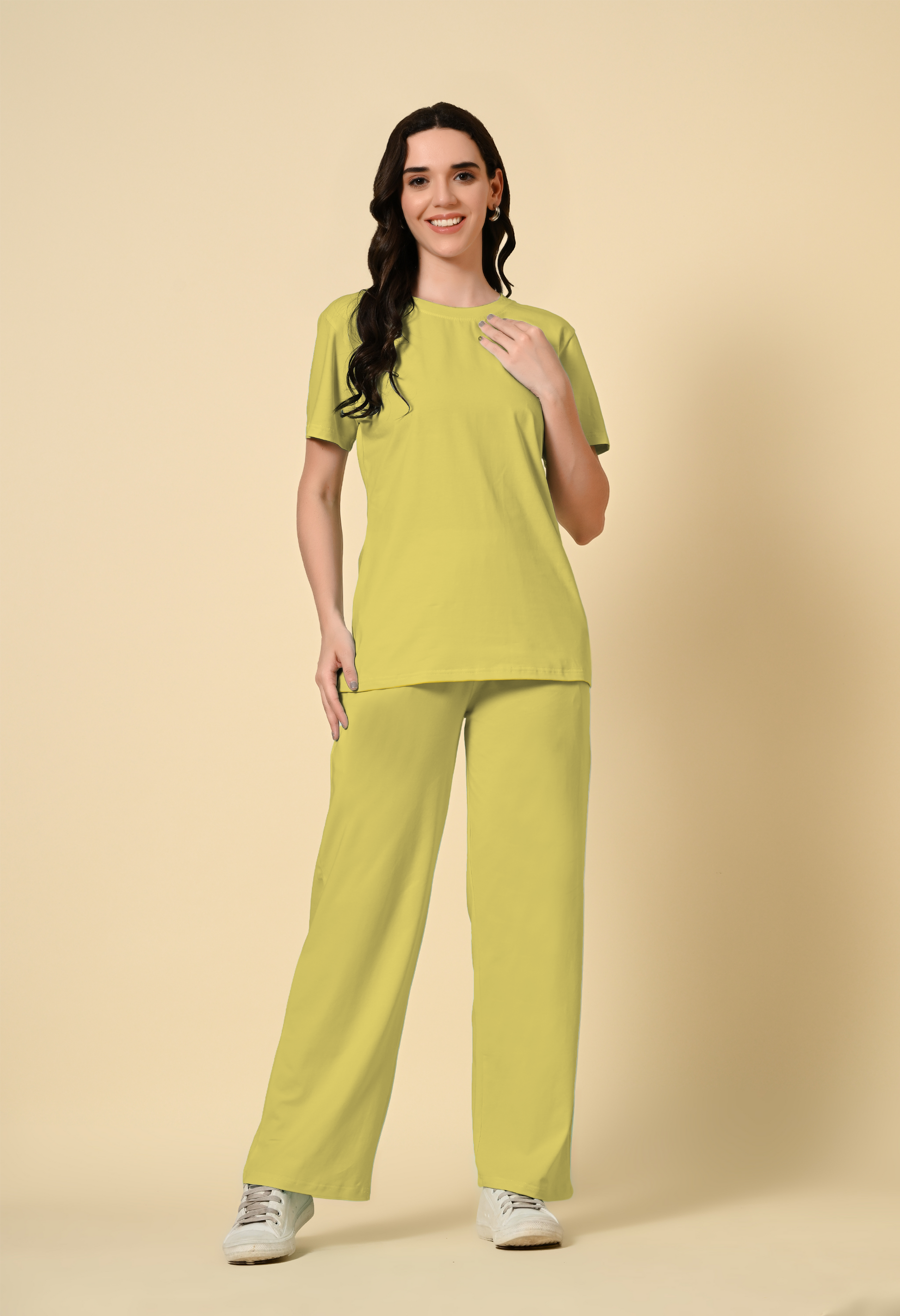 Lemon Grass lounge wear Co-ord set