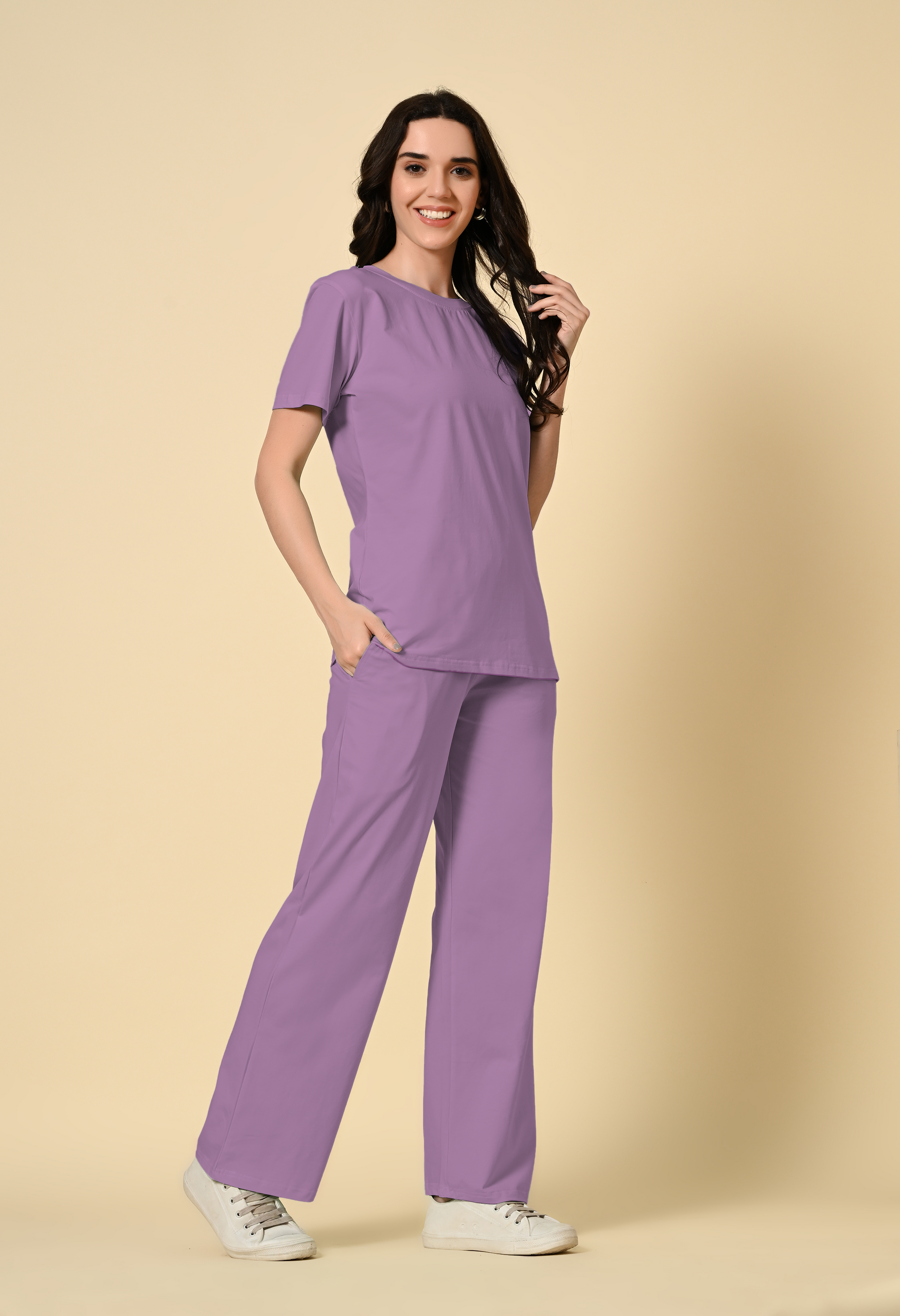 Lavender lounge wear Co-ord set