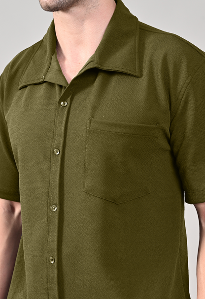 Olive Green Co-ord Set for Men