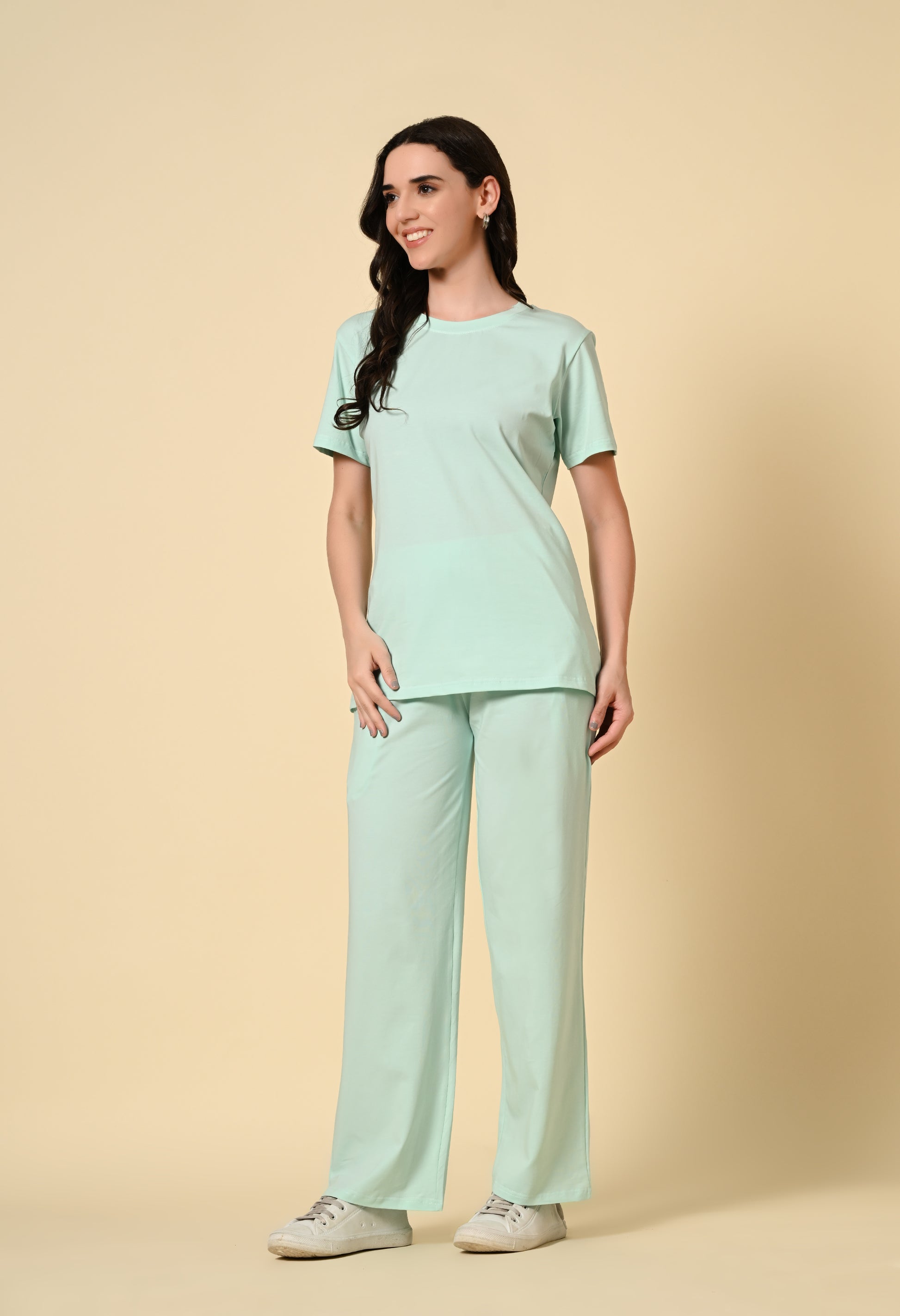 Mist Green lounge wear Co-ord set