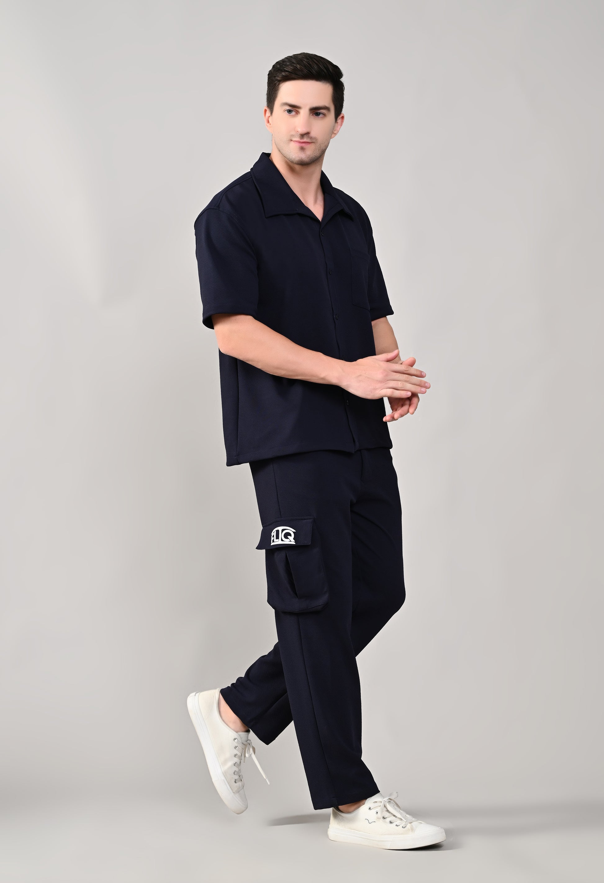 Blue Color Co-ord Set for Men