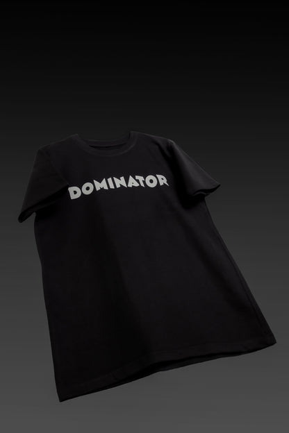 Dominator's Flight Black Oversized T-Shirt - FLIQ