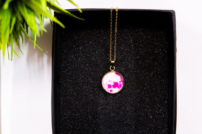 Mystic Moonstone Pink Pendant - FLIQ