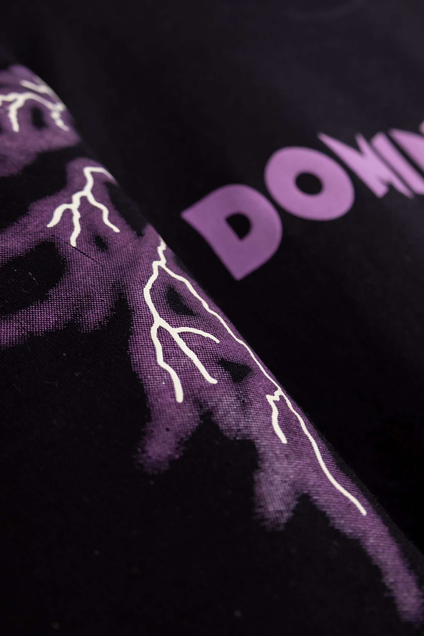 Lightning Dominator Black Oversized T-Shirt - FLIQ