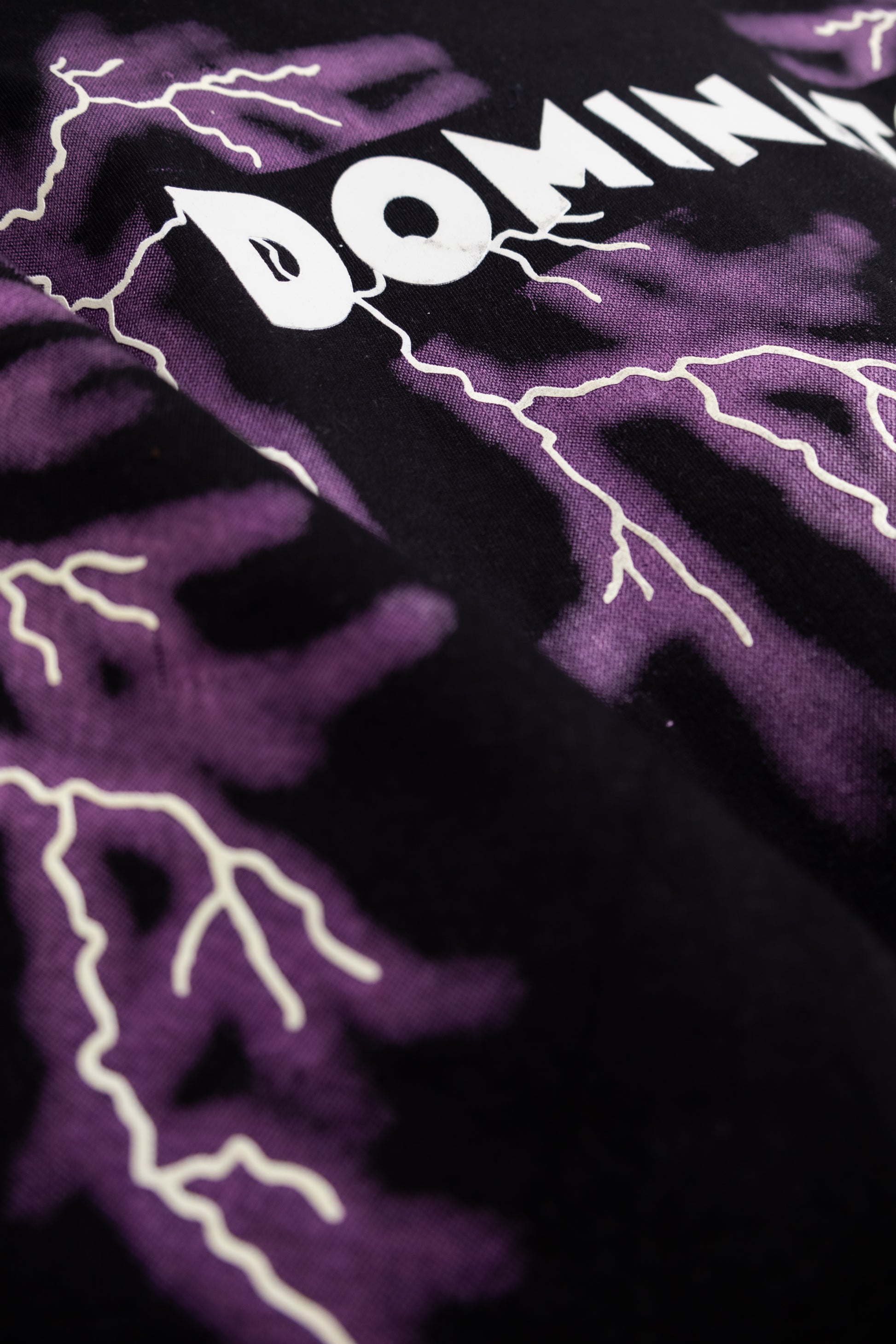 Lightning Dominator Black Oversized T-Shirt