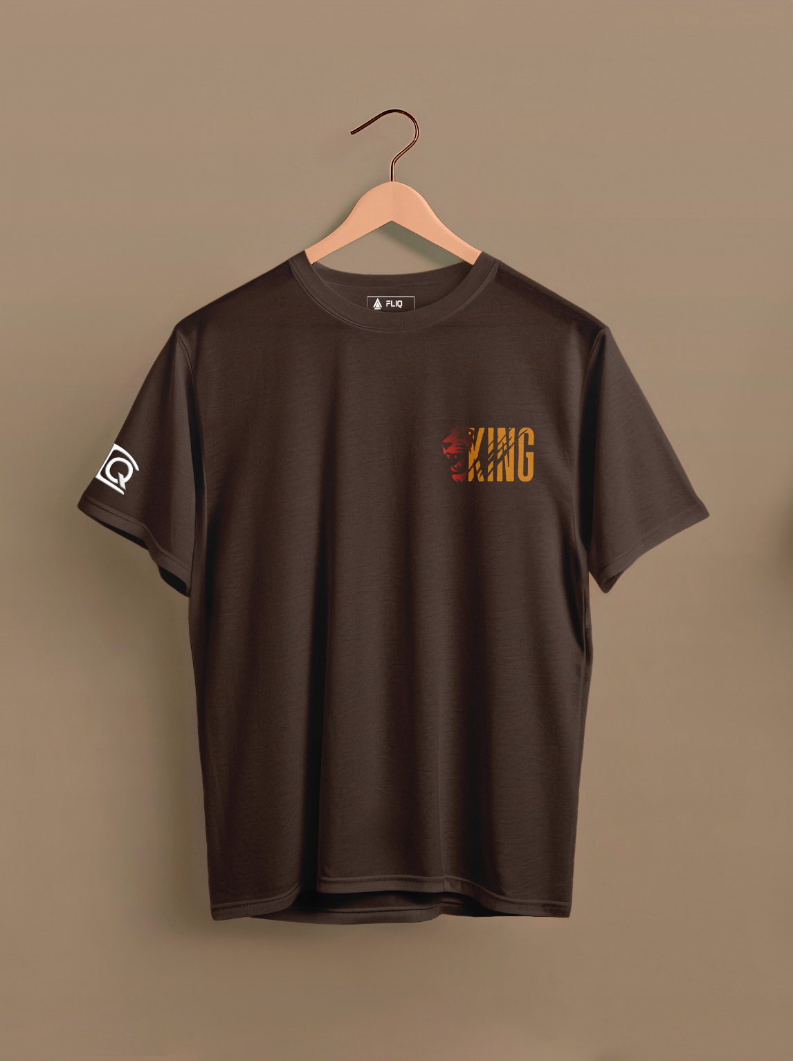 Savage Tiger Brown Oversized T-Shirt