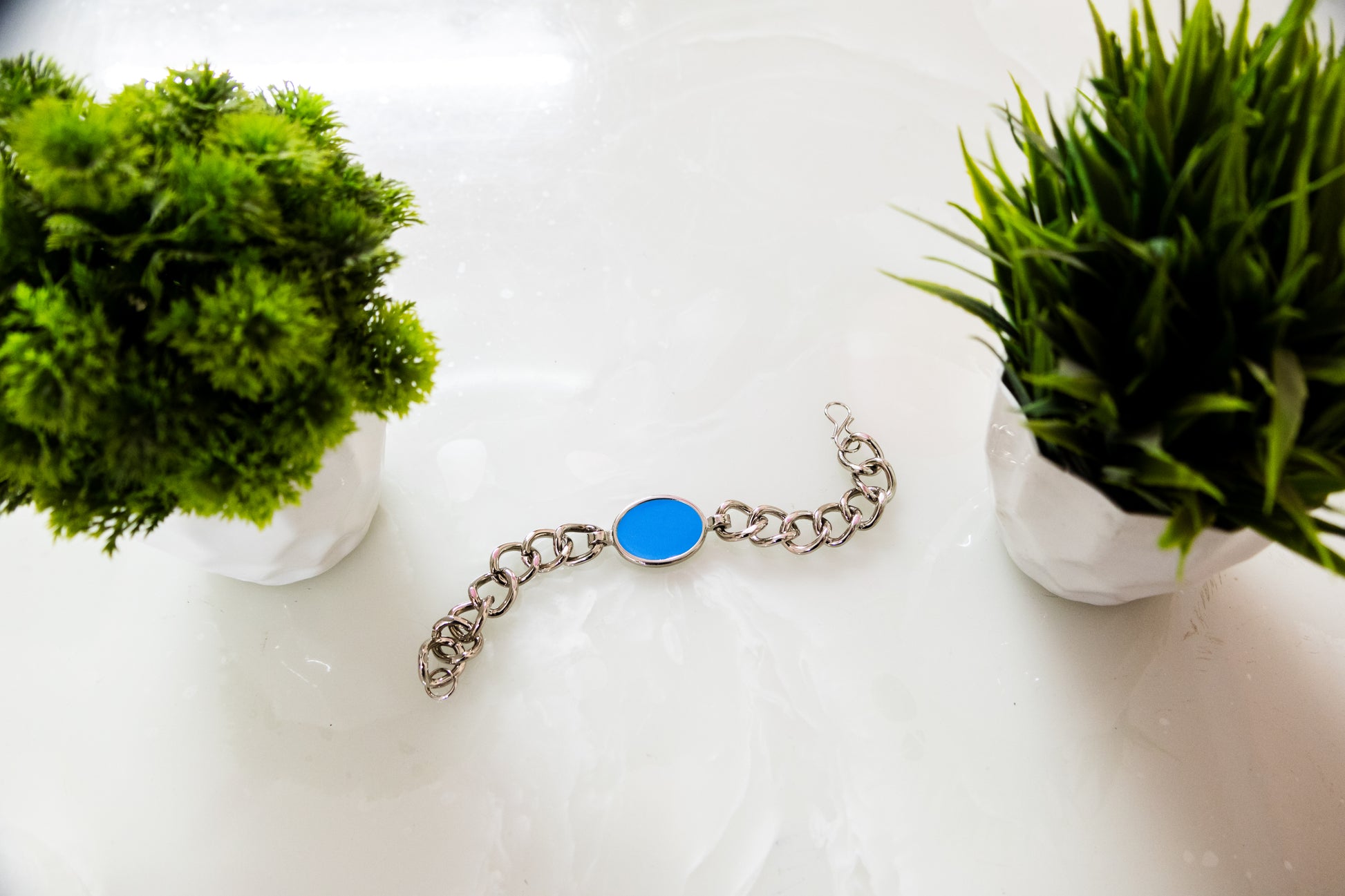 Ocean's Whisper Blue Bracelet